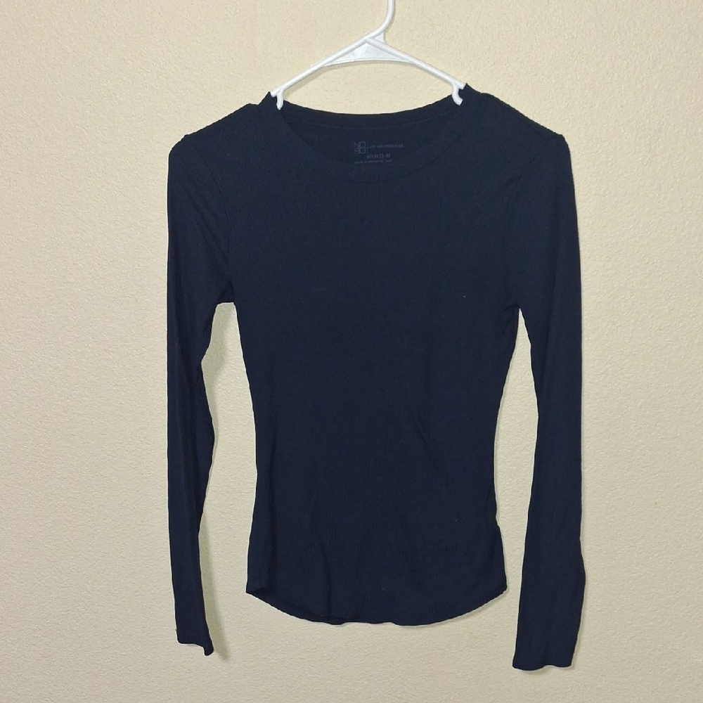 No Boundaries Black Long Sleeve Blouse